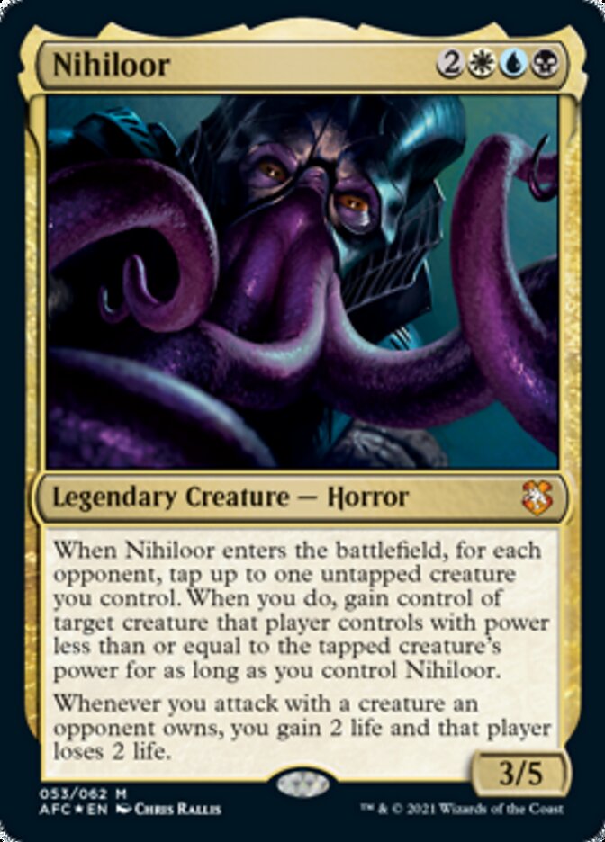 Nihiloor [Dungeons & Dragons: Adventures in the Forgotten Realms Commander] | Tabernacle Games