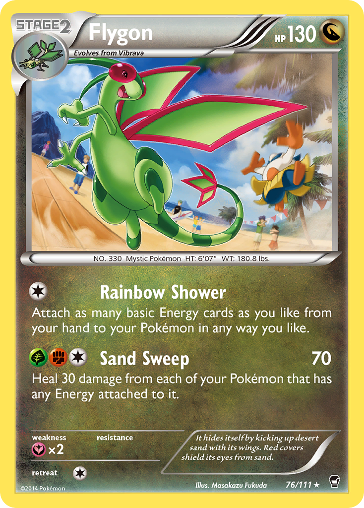 Flygon (76/111) [XY: Furious Fists] | Tabernacle Games