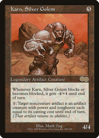 Karn, Silver Golem [Urza's Saga] | Tabernacle Games