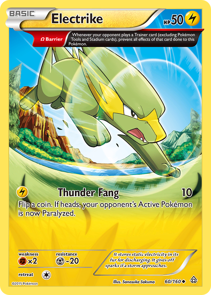 Electrike (60/160) [XY: Primal Clash] | Tabernacle Games