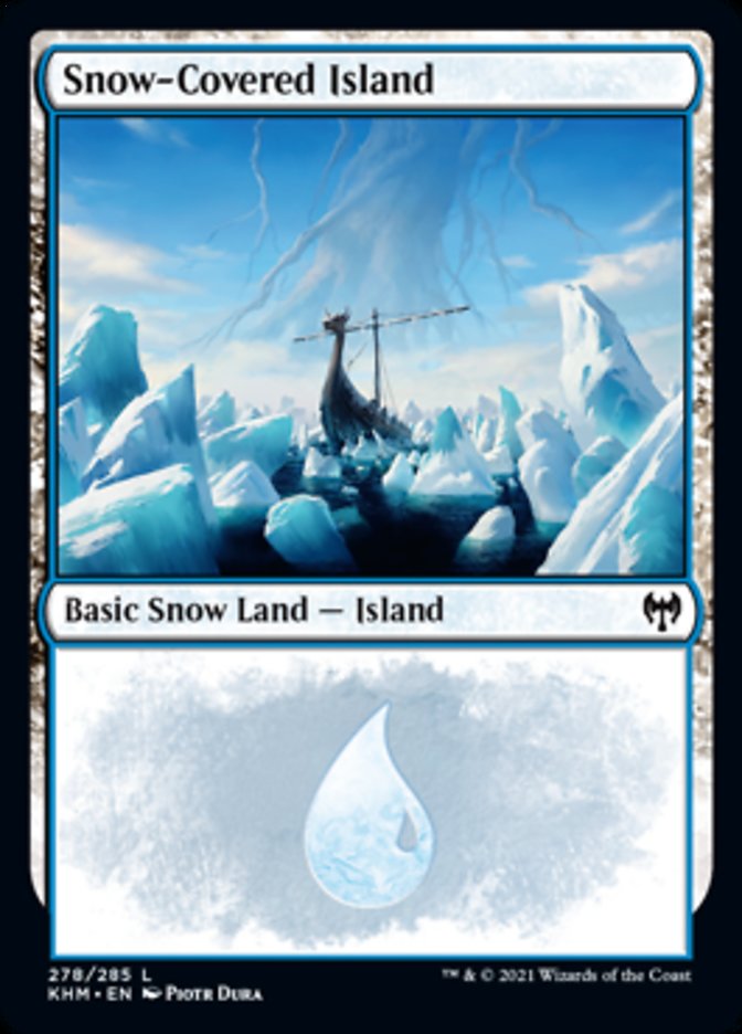 Snow-Covered Island (278) [Kaldheim] | Tabernacle Games