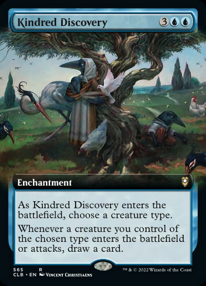 Kindred Discovery (Extended Art) [Commander Legends: Battle for Baldur's Gate] | Tabernacle Games