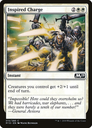 Inspired Charge [Core Set 2019] | Tabernacle Games