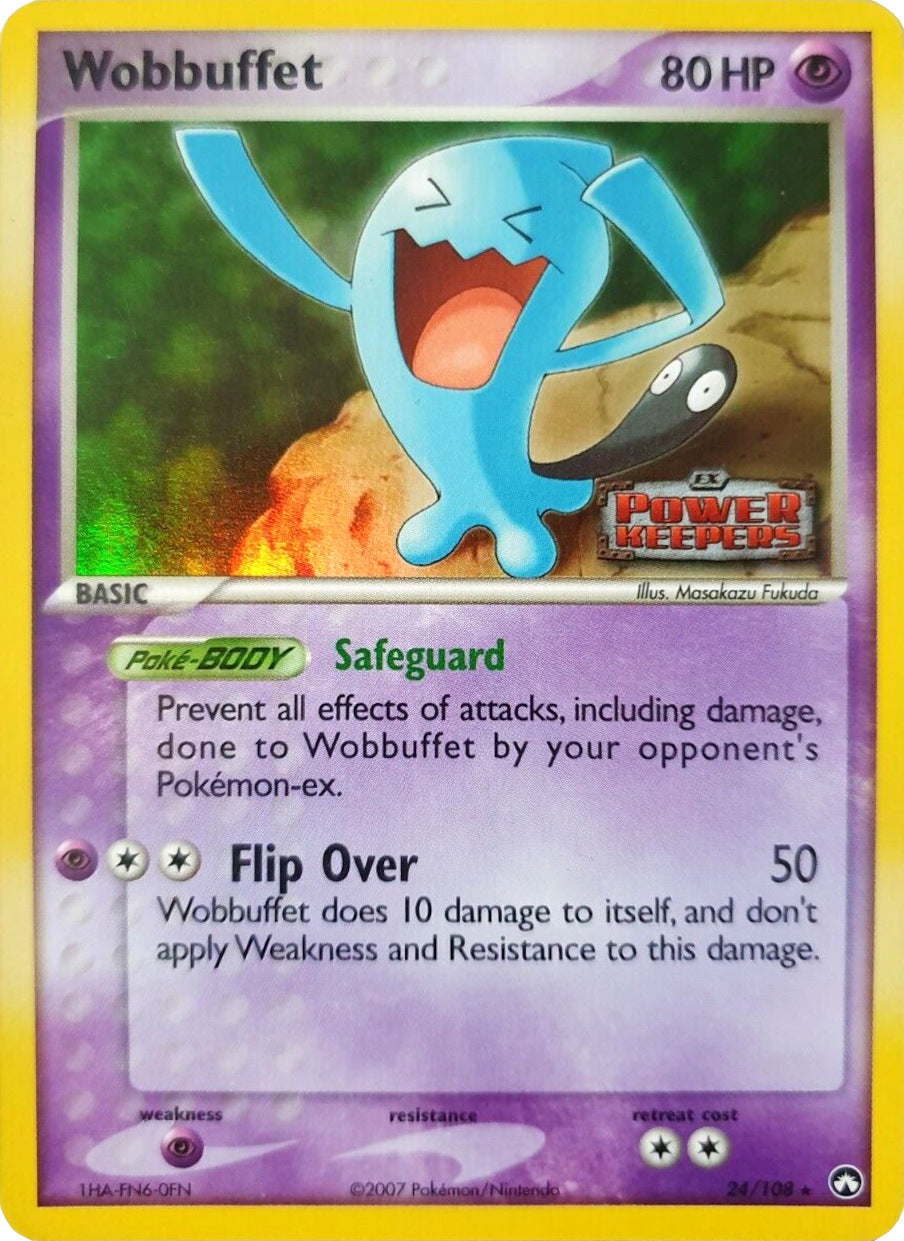 Wobbuffet (24/108) (Stamped) [EX: Power Keepers] | Tabernacle Games