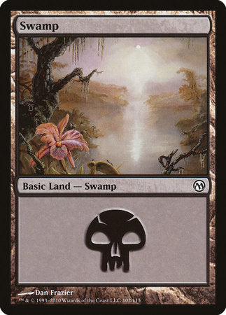 Swamp (102) [Duels of the Planeswalkers] | Tabernacle Games