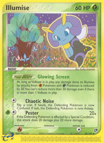 Illumise (38/100) [EX: Sandstorm] | Tabernacle Games