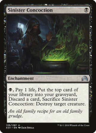 Sinister Concoction [Shadows over Innistrad] | Tabernacle Games