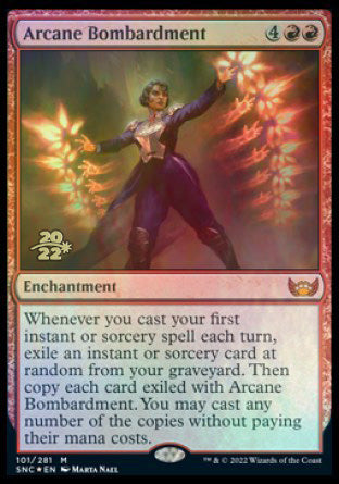 Arcane Bombardment [Streets of New Capenna Prerelease Promos] | Tabernacle Games