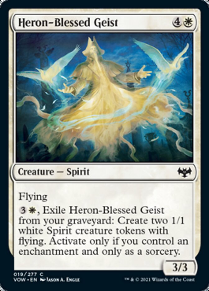 Heron-Blessed Geist [Innistrad: Crimson Vow] | Tabernacle Games