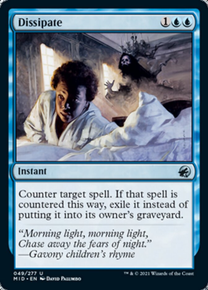 Dissipate [Innistrad: Midnight Hunt] | Tabernacle Games