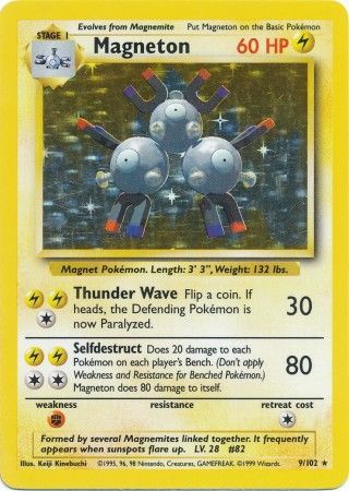 Magneton (9/102) [Base Set Unlimited] | Tabernacle Games