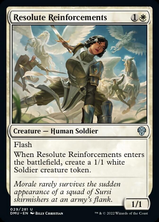 Resolute Reinforcements [Dominaria United] | Tabernacle Games