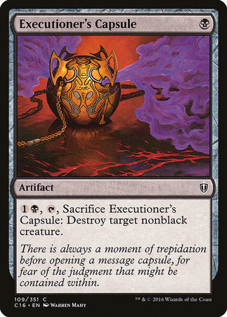 Executioner's Capsule [Commander 2016] | Tabernacle Games