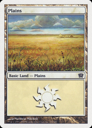 Plains (332) [Ninth Edition] | Tabernacle Games