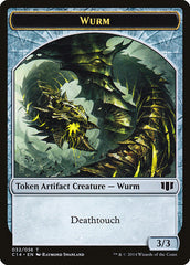 Wurm (032/036) // Goat Double-sided Token [Commander 2014 Tokens] | Tabernacle Games