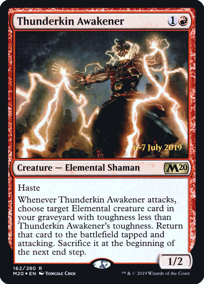 Thunderkin Awakener  [Core Set 2020 Prerelease Promos] | Tabernacle Games