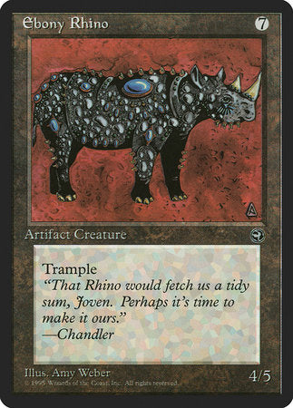 Ebony Rhino [Homelands] | Tabernacle Games