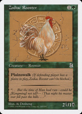 Zodiac Rooster [Portal Three Kingdoms] | Tabernacle Games