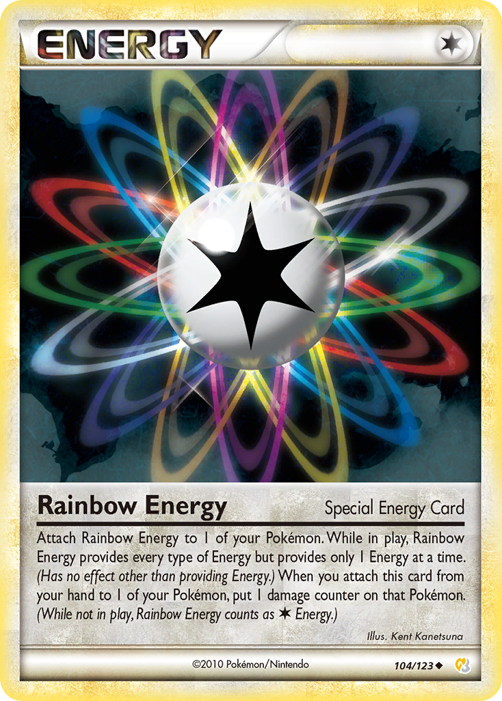 Rainbow Energy (104/123) [HeartGold & SoulSilver: Base Set] | Tabernacle Games