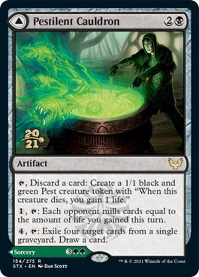 Pestilent Cauldron // Restorative Burst [Strixhaven: School of Mages Prerelease Promos] | Tabernacle Games