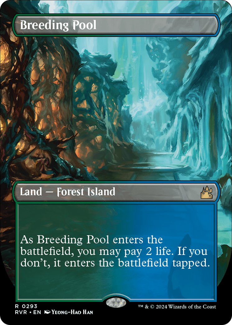 Breeding Pool (Borderless) [Ravnica Remastered] | Tabernacle Games