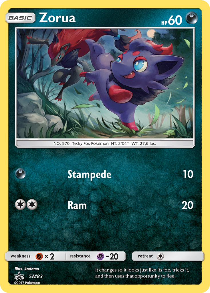 Zorua (SM83) [Sun & Moon: Black Star Promos] | Tabernacle Games