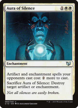 Aura of Silence [Commander 2015] | Tabernacle Games