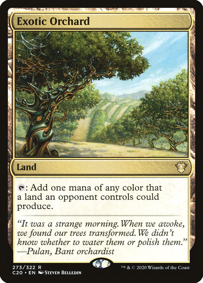 Exotic Orchard [Commander 2020] | Tabernacle Games