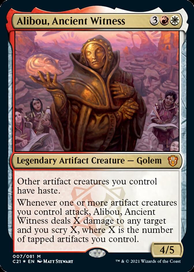 Alibou, Ancient Witness [Commander 2021] | Tabernacle Games
