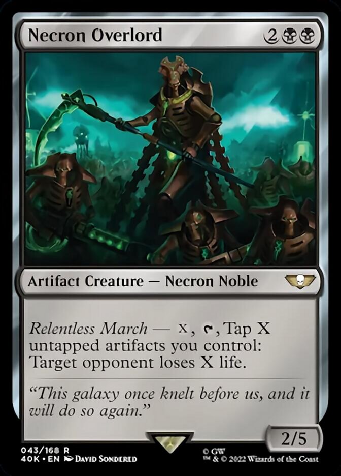 Necron Overlord [Universes Beyond: Warhammer 40,000] | Tabernacle Games