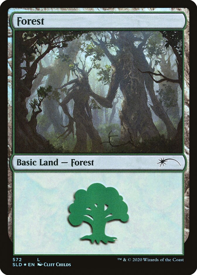 Forest (Tree Hugging) (572) [Secret Lair Drop Promos] | Tabernacle Games