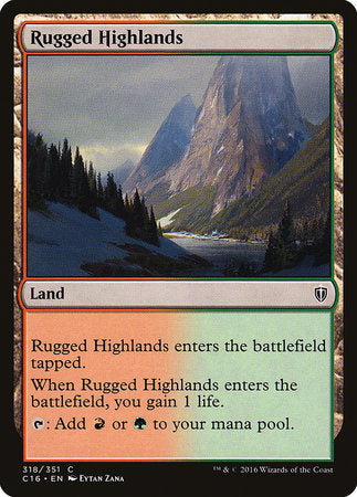 Rugged Highlands [Commander 2016] | Tabernacle Games