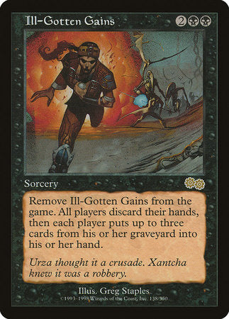 Ill-Gotten Gains [Urza's Saga] | Tabernacle Games