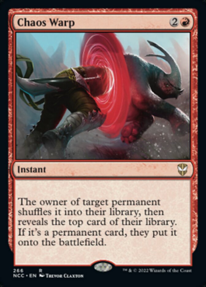 Chaos Warp [Streets of New Capenna Commander] | Tabernacle Games