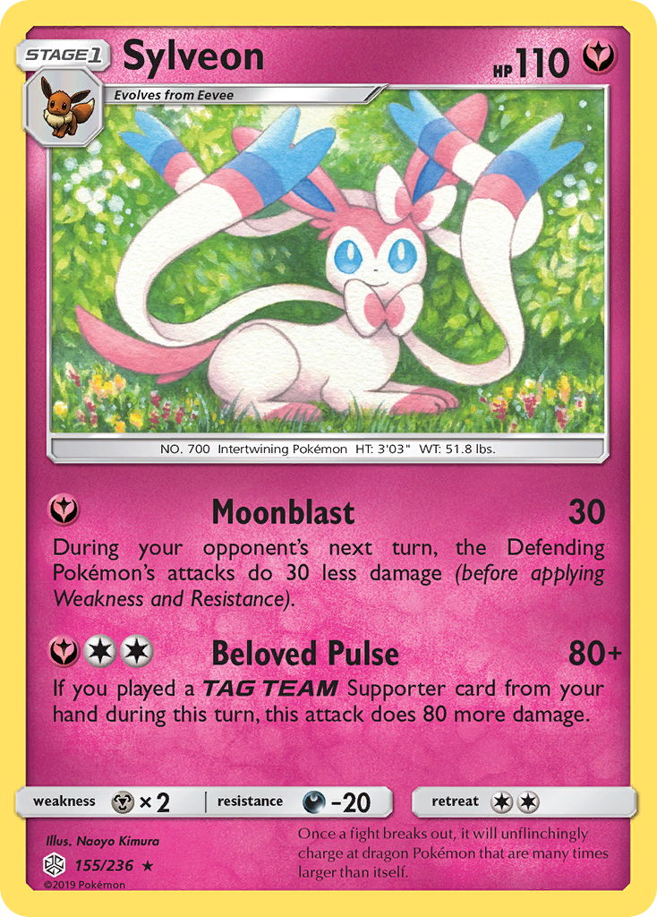 Sylveon (155/236) [Sun & Moon: Cosmic Eclipse] | Tabernacle Games