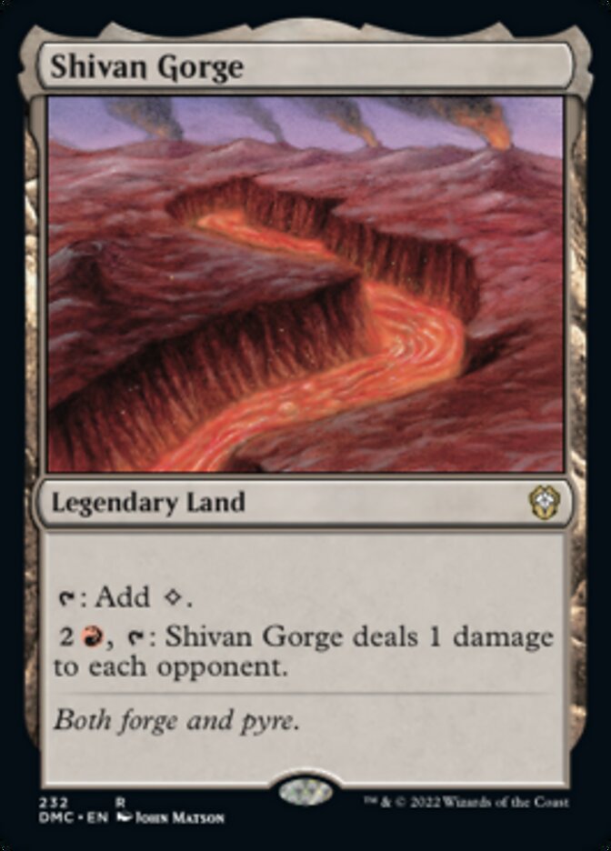 Shivan Gorge [Dominaria United Commander] | Tabernacle Games
