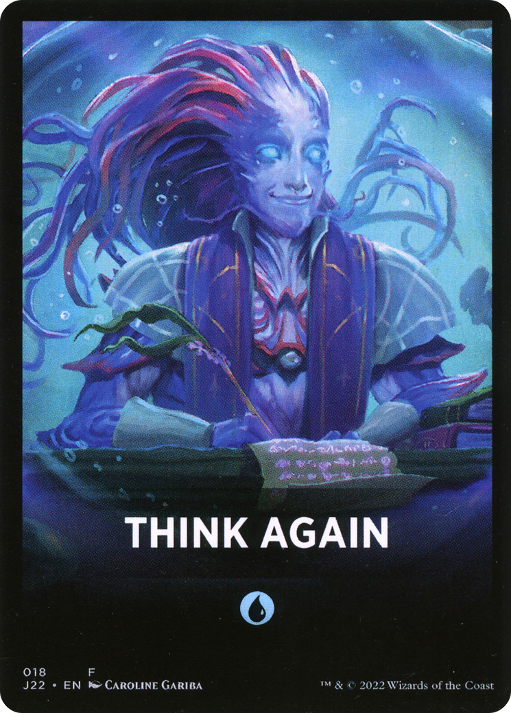 Think Again Theme Card [Jumpstart 2022 Front Cards] | Tabernacle Games