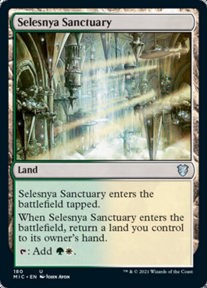 Selesnya Sanctuary [Innistrad: Midnight Hunt Commander] | Tabernacle Games