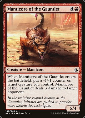 Manticore of the Gauntlet [Amonkhet] | Tabernacle Games