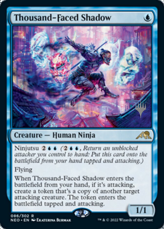 Thousand-Faced Shadow (Promo Pack) [Kamigawa: Neon Dynasty Promos] | Tabernacle Games