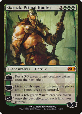 Garruk, Primal Hunter [Magic 2012] | Tabernacle Games