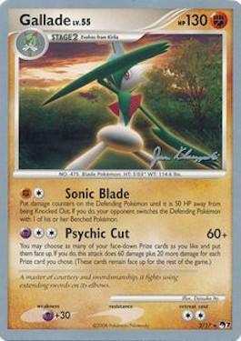 Gallade LV.55 (2/17) (Psychic Lock - Jason Klaczynski) [World Championships 2008] | Tabernacle Games