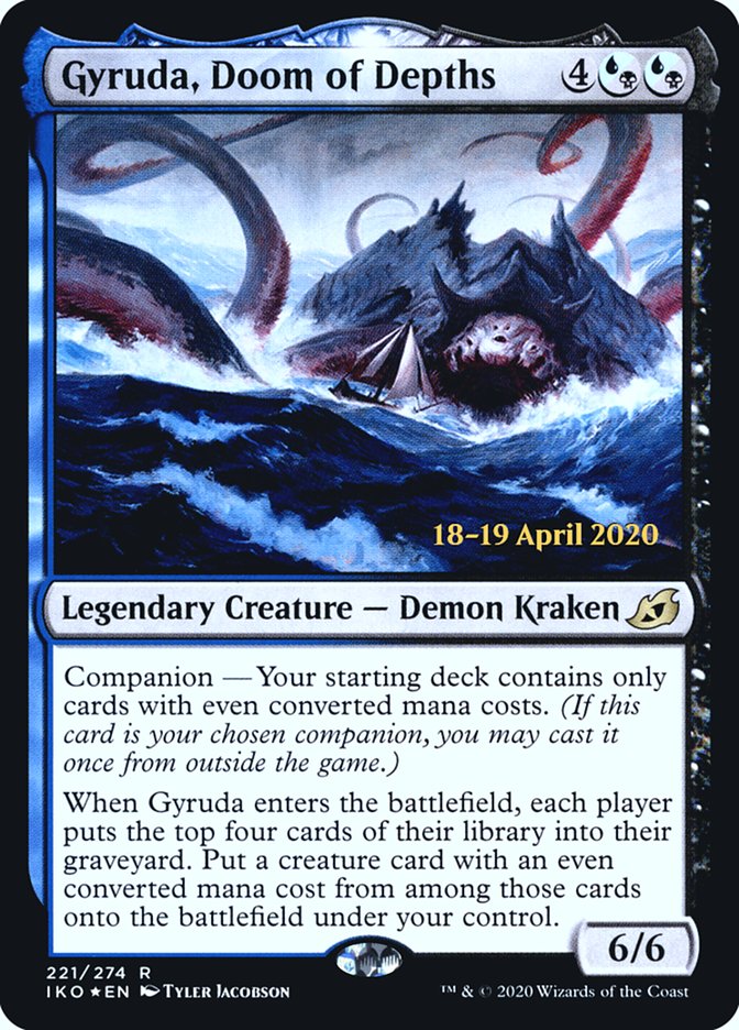 Gyruda, Doom of Depths  [Ikoria: Lair of Behemoths Prerelease Promos] | Tabernacle Games