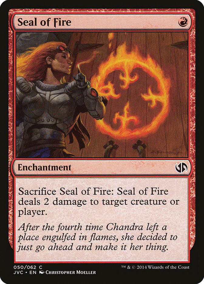 Seal of Fire [Duel Decks Anthology] | Tabernacle Games