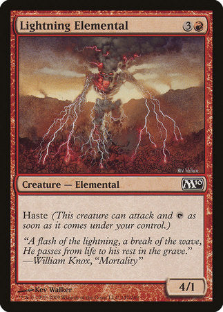 Lightning Elemental [Magic 2010] | Tabernacle Games