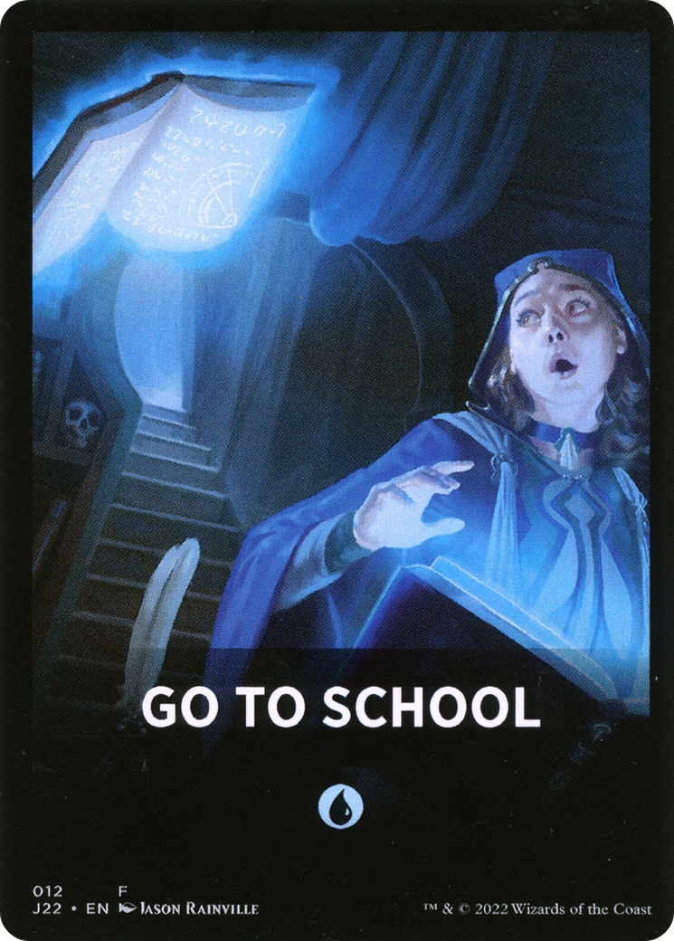 Go to School Theme Card [Jumpstart 2022 Front Cards] | Tabernacle Games