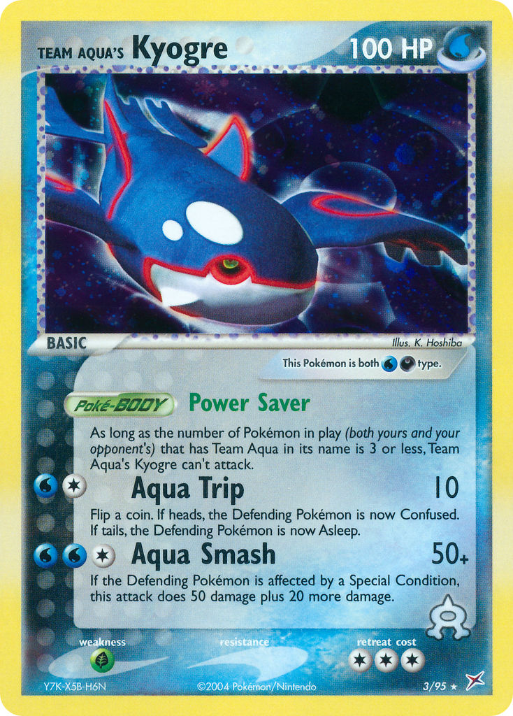 Team Aqua's Kyogre (3/95) (Theme Deck Exclusive) [EX: Team Magma vs Team Aqua] | Tabernacle Games