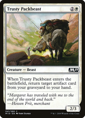 Trusty Packbeast [Core Set 2019] | Tabernacle Games