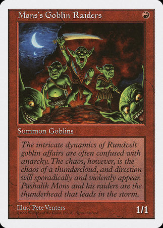 Mons's Goblin Raiders [Fifth Edition] | Tabernacle Games
