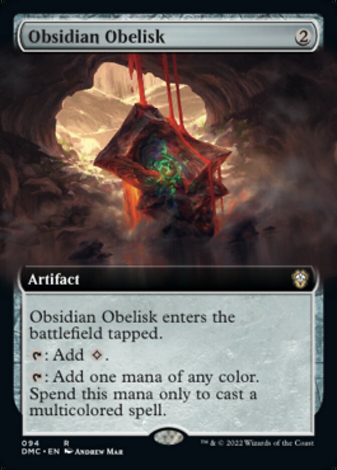 Obsidian Obelisk (Extended Art) [Dominaria United Commander] | Tabernacle Games